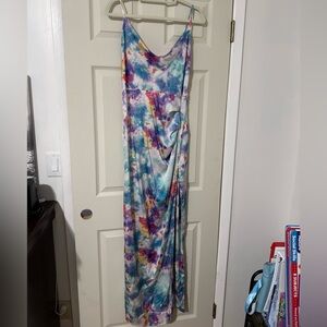 Fashion Nova Multicolor Tie-Dye Dress